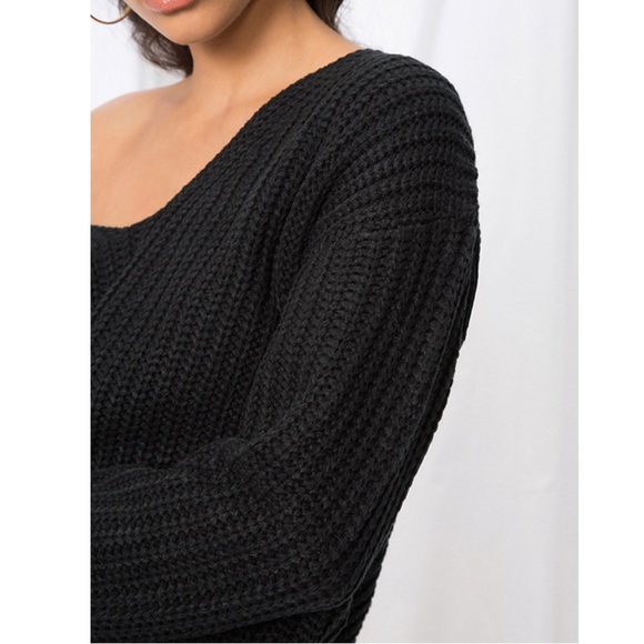 4 left❤️New! Sandy’s chunky knit lace up sweater - Picture 6 of 7